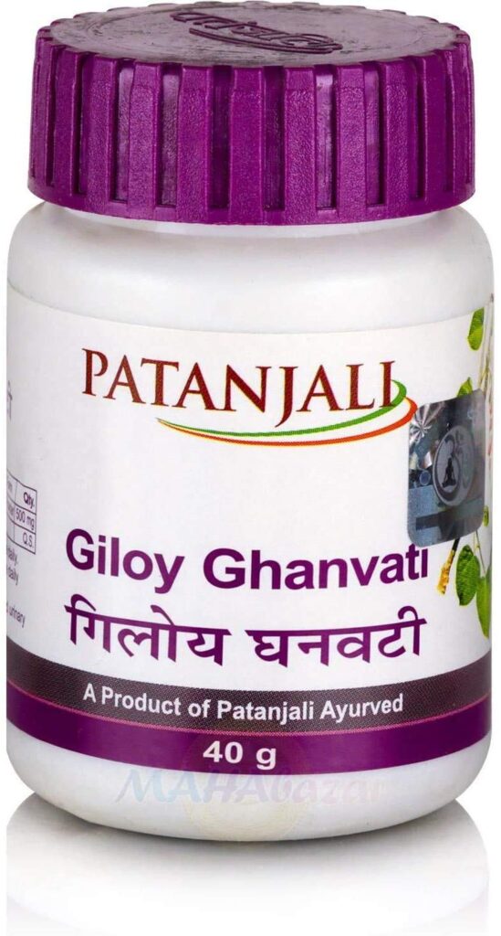 Patanjali Giloy Ghanvati Tablet Uses in Hindi